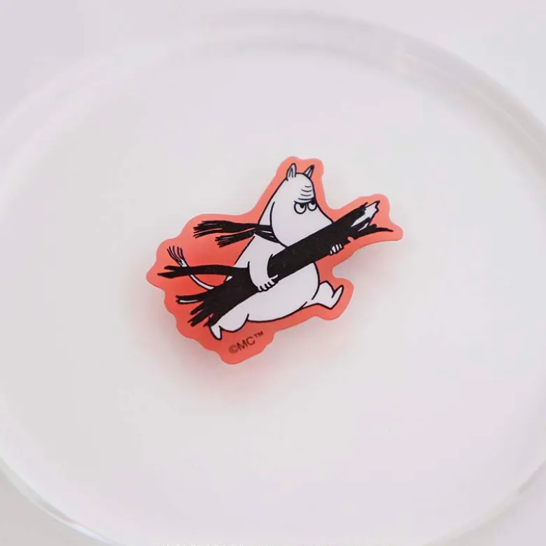 World Craft | Pegatinas Flake Moomin Face Series Angry