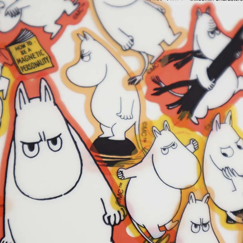World Craft | Pegatinas Flake Moomin Face Series Angry