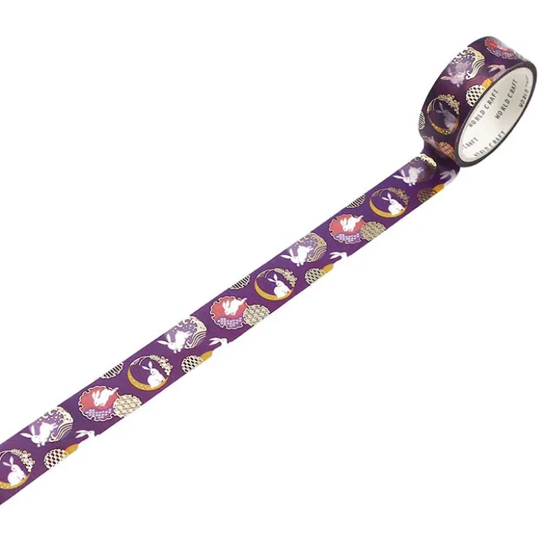 World Craft | Yuzen Moon Rabbit Washi Tape