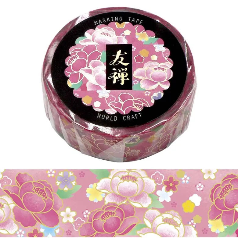 World Craft | Yuzen Peony Washi Tape