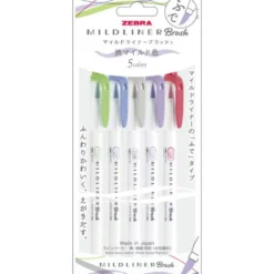 Zebra | Pack de Rotuladores Pincel Mildliner Retro (Nuevo Packaging)