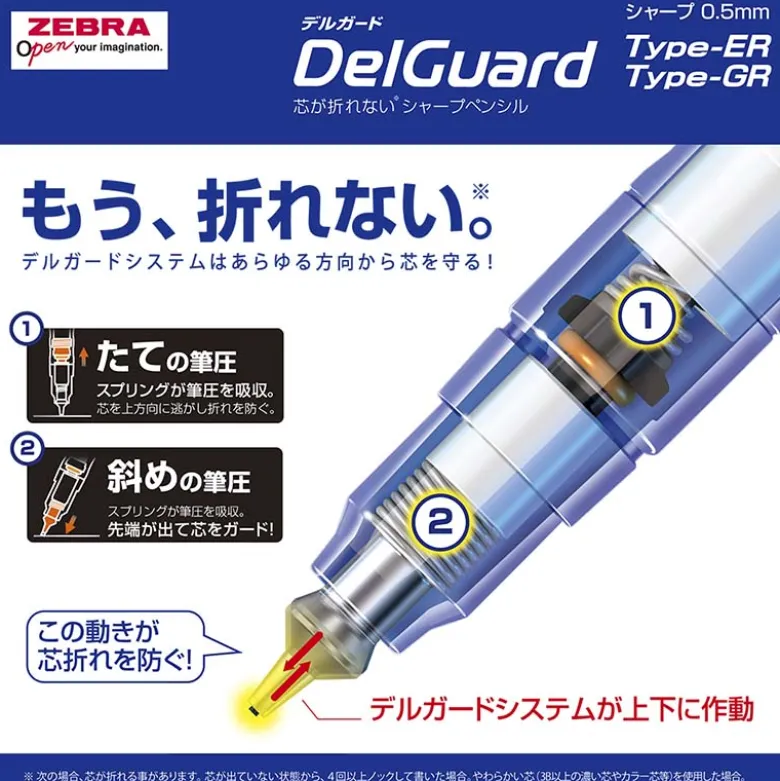 Zebra | Portaminas DelGuard 0.5 Pink
