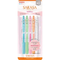 Zebra | Set de Bolígrafos Gel Sarasa Milk