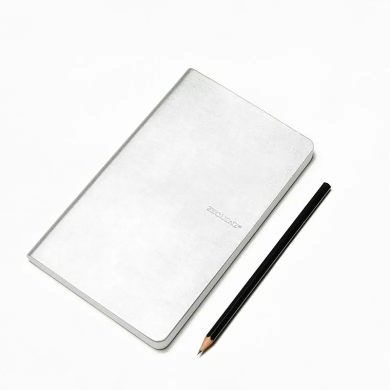Zequenz | Cuaderno Galaxy A5 Slim Silver Star (Liso)