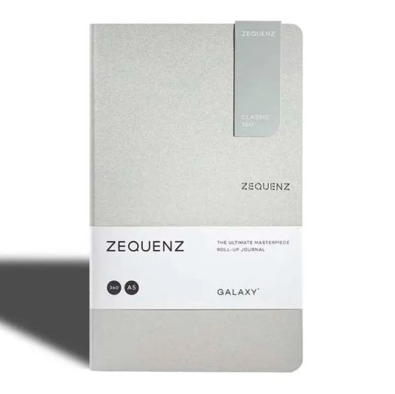 Zequenz | Cuaderno Galaxy A5 Slim Silver Star (Liso)