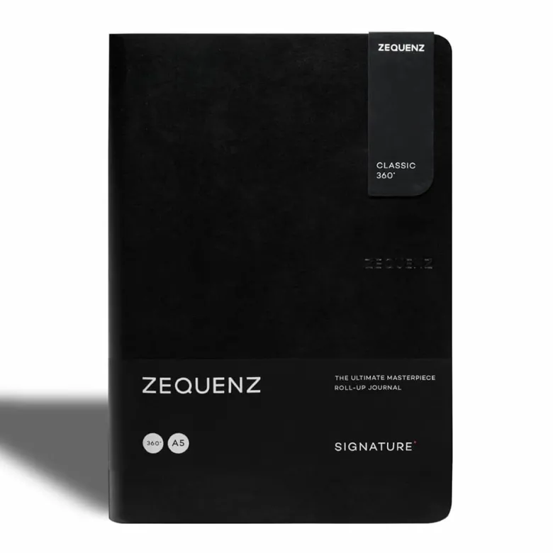 Zequenz | Cuaderno Signature Classic A5 Black (Cuadros)