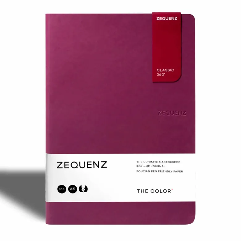 Zequenz | Cuaderno The Color A5 Berry (Interior a Escoger)