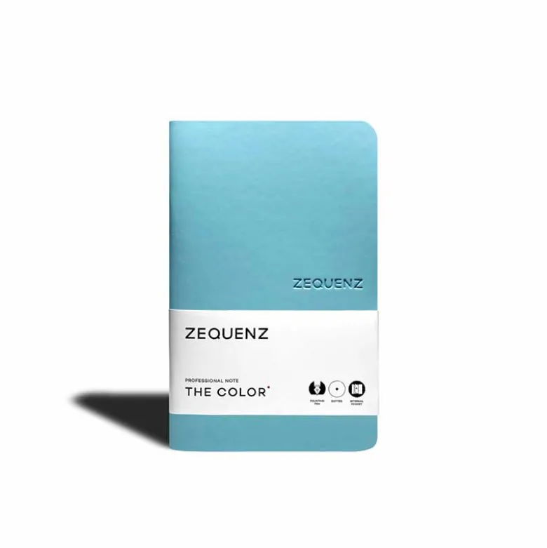 Zequenz | Cuaderno The Color Professional A6 Turquoise (Puntos)